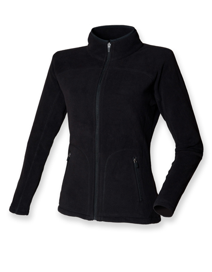 LSHOP Ladies Microfleece Jacket Black,Fuchsia,Navy
