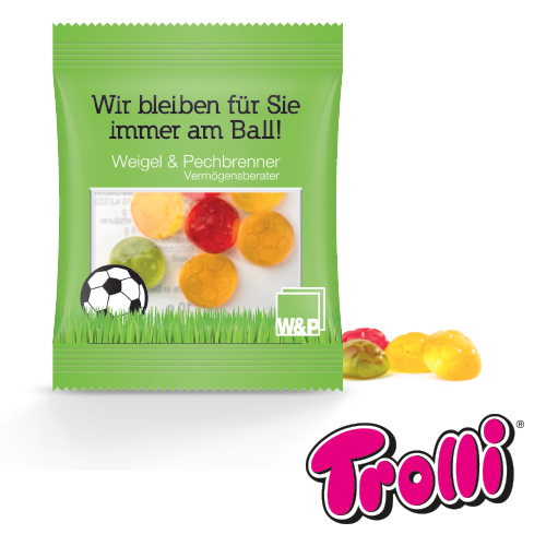 JUNG Fruchtgummi Fußbaelle Minituete 10g 