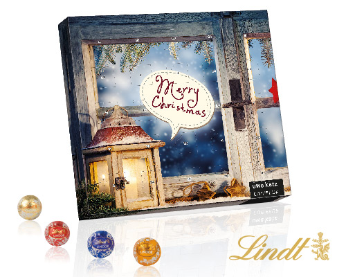 JUNG Mini-Kugeln Tower-Adventskalender Lindt