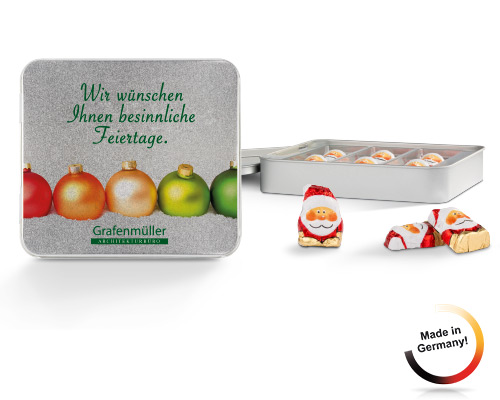 JUNG Schokoladen Premium-Box mit Schoko-Nikolaeuse 