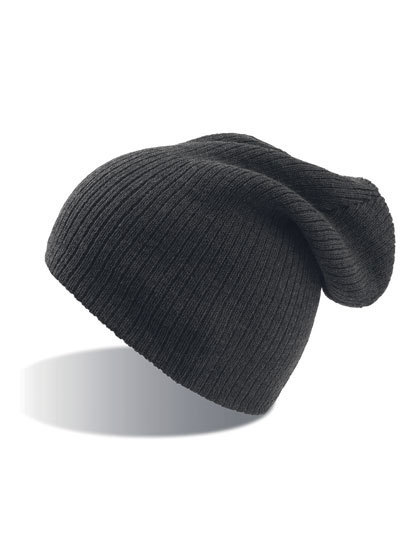 LSHOP Brad Beanie Black Melange,Black Solid,Grey Melange