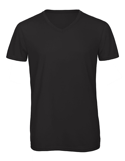 LSHOP V-Neck Triblend T-Shirt /Men Black,Heather Light Grey,Heather Navy,Navy,Red,White