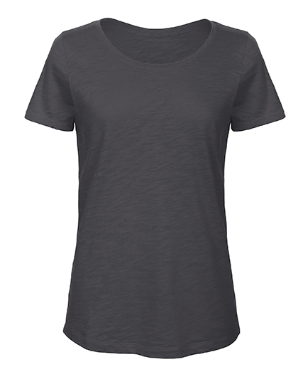 LSHOP Slub T-Shirt /Women Chic Anthracite,Chic Black,Chic Navy,Chic Pure White,Chic Red