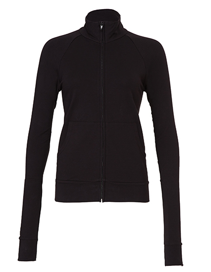 LSHOP Women«s Cotton Stretch Cadet Jacket Black,Navy,Pink