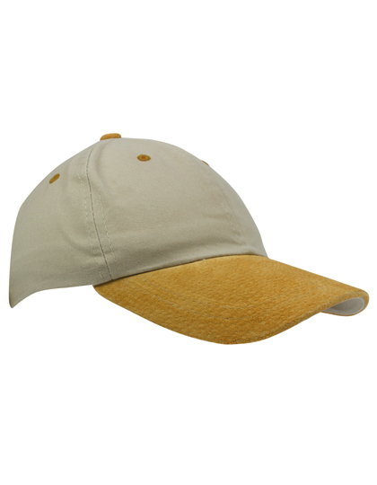 LSHOP Footballcap Stonewashed / Suede-Visor 