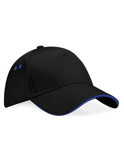 LSHOP Ultimate 5 Panel Cap - Sandwich Peak Black,Bright Royal,Classic Red,French Navy,Graphite Grey,Putty,White