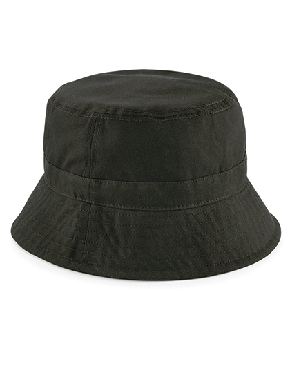 LSHOP Waxed Bucket Hat Dark Olive