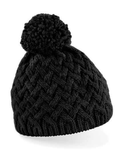 LSHOP Vermont Beanie Black,Off White