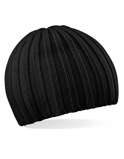 LSHOP Chunky Knit Beanie Black,Off White,Smoke Grey