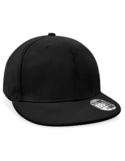 LSHOP Pro-Stretch Flat Peak Cap Black,White