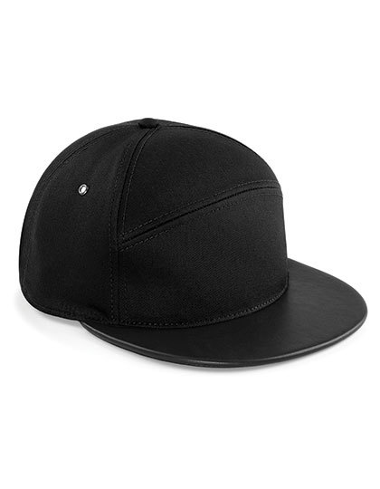 LSHOP Pitcher PU Peak Strapback Black,French Navy,Graphite Grey