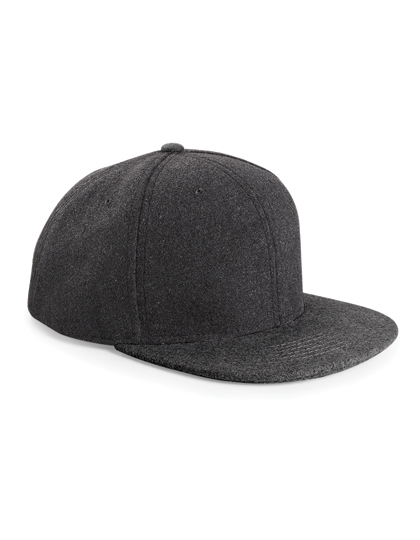 LSHOP Melton Wool Snapback Charcoal Marl,Grey Marl