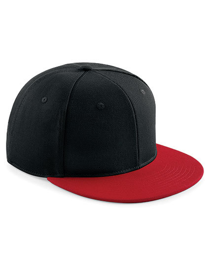 LSHOP Signature 6 Panel Contrast Snapback Black,Classic Red,French Navy,Light Grey