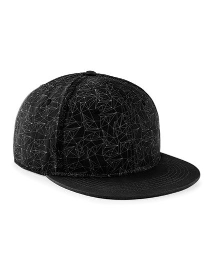 LSHOP Graphic Snapback Black Geometric,Black Mineral,Faded Floral,Mono Hawaiian