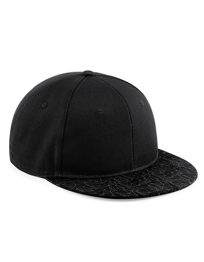 LSHOP Graphic Peak Snapback Black