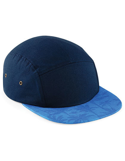 LSHOP Graphic Peak 5 Panel Cap Navy