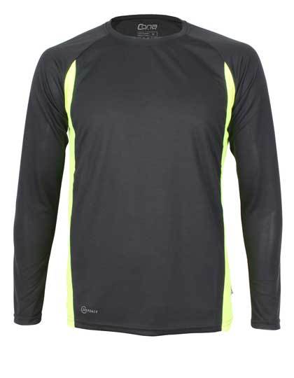 LSHOP Racer Longsleeve Tech Tee Black,Royal Blue,White