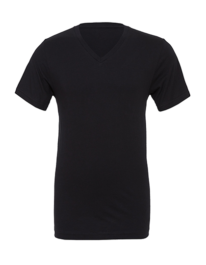 LSHOP Jersey V-Neck T-Shirt Black,Brown,Dark Grey Heather,Navy,Red,True Royal,White