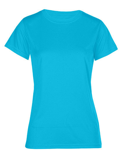 LSHOP Women«s Performance-T Atomic Blue,Black,Green Gecko,Knockout Pink,Light Grey (Solid),Navy,Safety Yellow,White