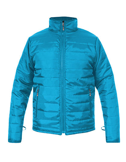 LSHOP Mens Padded Jacket C+ Aqua,Black,Lime,Navy,Steel Grey (Solid)