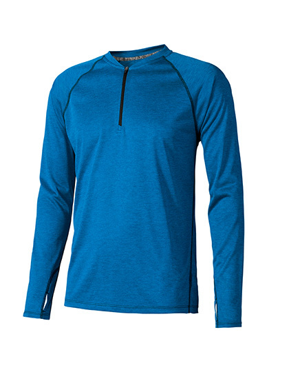 LSHOP Quadra Long Sleeve Top Heather Blue,Heather Charcoal,Heather Grey,Heather Red