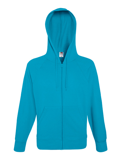 LSHOP Lightweight Hooded Sweat Jacket Azure Blue,Black,Bottle Green,Burgundy,Deep Navy,Fuchsia,Heather Grey,Kelly Green,Light Graphite (Solid),Orange,Purple,Red,Royal Blue,White