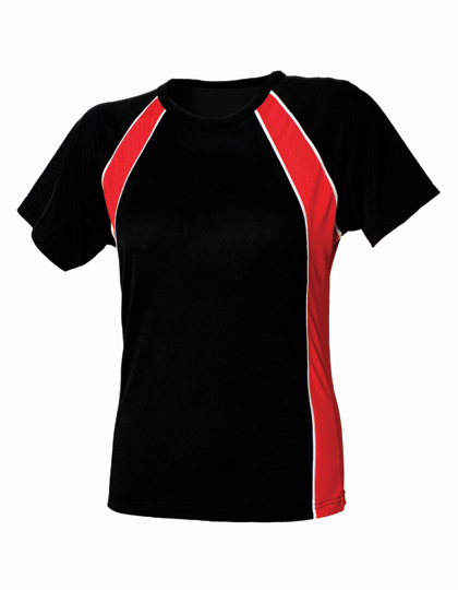 LSHOP Ladies Jersey Team T Shirt Black,Red,Royal