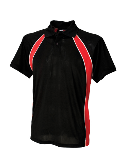 LSHOP Jersey Team Polo Black,Navy,Red