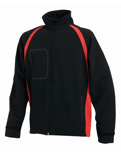 LSHOP Mens Team Softshell Black,Navy