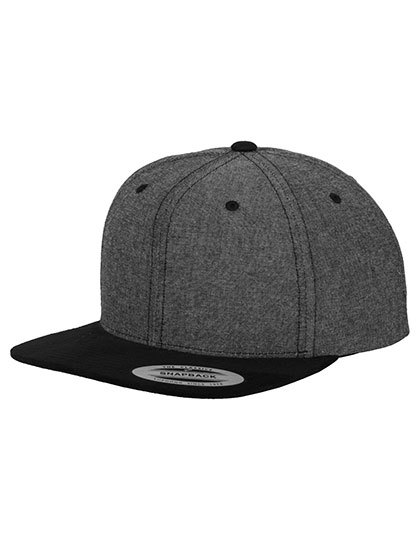 LSHOP Chambray-Suede Snapback Black,Blue