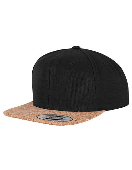 LSHOP Cork Snapback Black,Natural