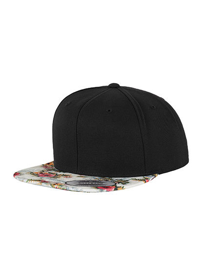 LSHOP Floral Snapback Black