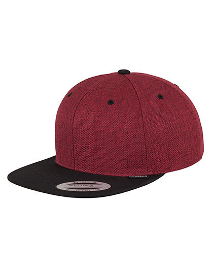 LSHOP Melange 2-Tone Snapback Red