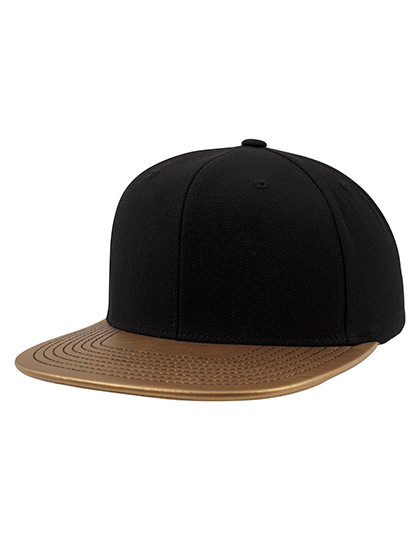 LSHOP Metallic Visor Snapback Black