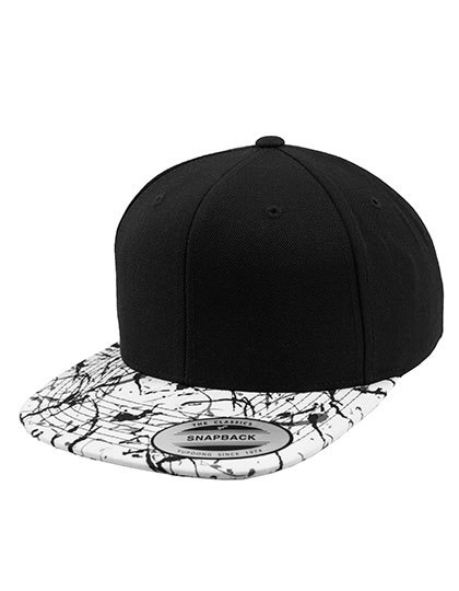 LSHOP Painted Visor Snapback Black