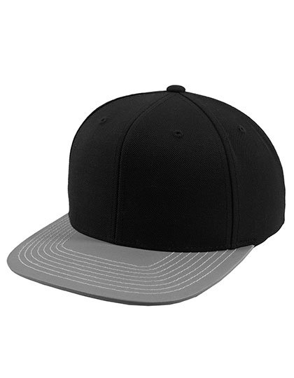 LSHOP Reflective Visor Snapback Black