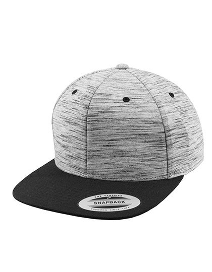 LSHOP Stripes Melange Crown Snapback Grey (Stripes Melange)