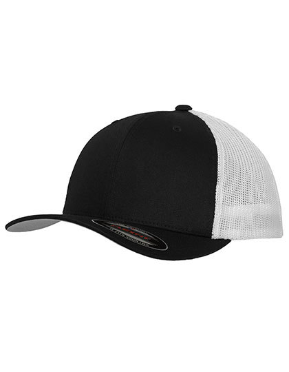 LSHOP Mesh Trucker 2-Tone Cap Black,Buck,Dark Grey,Khaki,Navy,Pink,Red,Royal,Silver