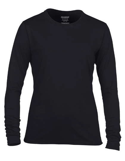 LSHOP Performance¨ Ladies« Long Sleeve T-Shirt Black,Navy,Red,Royal,Sport Grey (Heather),White