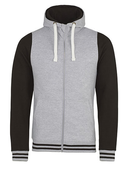 LSHOP Urban Varsity Zoodie Heather Grey,Jet Black,Oxford Navy