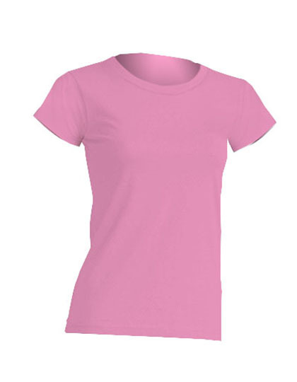 LSHOP Regular Lady Comfort T-Shirt Azalea,Azure,Black,Bottle Green Heather,Burgundy,Burgundy Heather,Cardinal,Charcoal Heather,Chocolate,Denim Heather,Fuchsia,Fuchsia Fluor,Gold,Grey Melange,Kelly Green,Lavender Heather,Lime,Mint Green,Mustard Heather,Navy,Orange,Pink,Purple,Raspberry,Red,