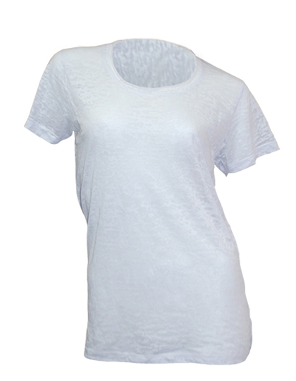 LSHOP Subli Burn Out T-Shirt White