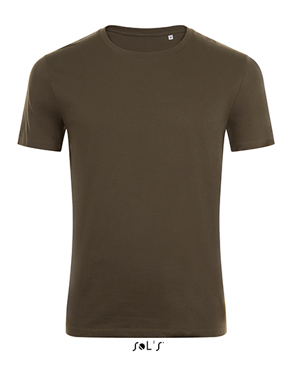 LSHOP Marvin Tee-Shirt Army,Deep Black,French Navy,Grey Melange,Hibiscus,Mint,Mouse Grey (Solid),White