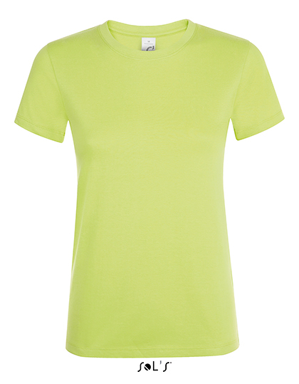 LSHOP Regent Women T-Shirt Apple Green,Apricot,Aqua,Atoll Blue,Coral,Dark Grey (Solid),Dark Purple,Deep Black,Denim,Duck Blue,French Navy,Fuchsia,Gold,Grey Melange,Kelly Green,Lemon,Navy,Orange,Orchid Pink,Red,Royal Blue,Sky Blue,White