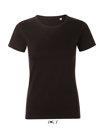 LSHOP Murphy Women Tee-Shirt Deep Black,French Navy,Grey Melange,Hibiscus,Mint,Slate Blue,White