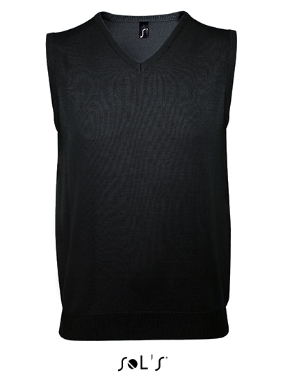 LSHOP Unisex Sleeveless Sweater Gentlemen Black,Medium Grey (Solid),Navy