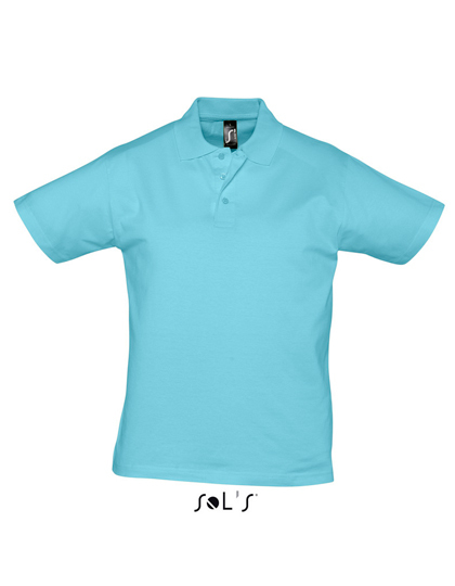 LSHOP Men Polo Shirt Prescott Atoll Blue,Dark Grey (Solid),Deep Black,French Navy,Khaki,Lemon,Orange,Orchid Pink,Red,Royal Blue,White