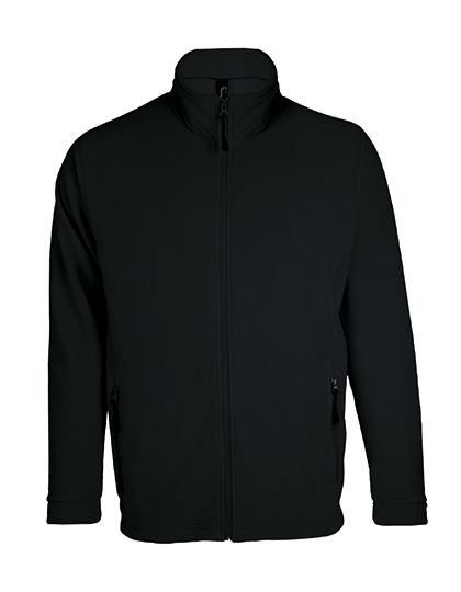 LSHOP Micro Fleece Zipped Jacket Nova Men Black,Charcoal Grey (Solid),Navy,Neon Green,Red,Slate Blue