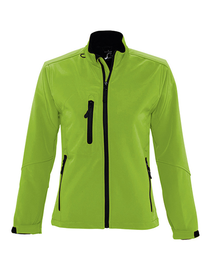 LSHOP Ladies Softshell Jacket Roxy Absinthe Green,Abyss Blue,Black,Charcoal Grey (Solid),Dark Chocolate,Grey Melange,Pepper Red,Royal Blue,White