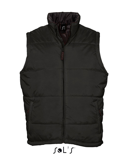 LSHOP Bodywarmer Warm Black,Charcoal Grey (Solid),Forest Green,Navy,Orange,Red,Royal Blue,Slate Blue